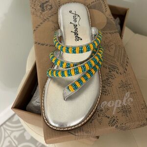 Free People Beaded Sandals